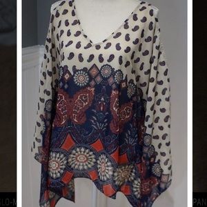 RUE21 Sheer Top Sz M